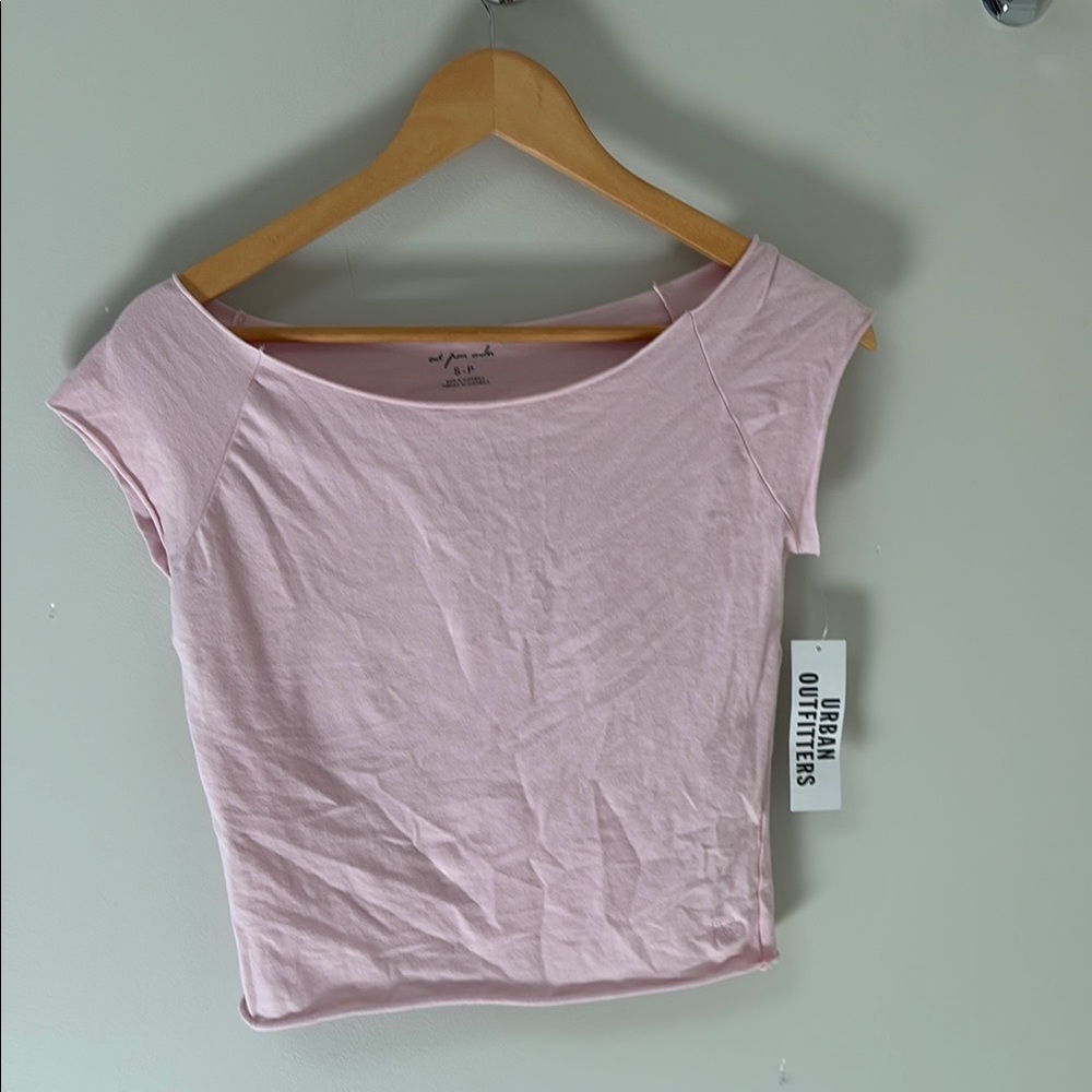 Urban Outfitters Pink Fitted Crop Top